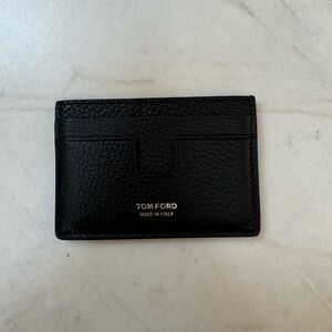 Tom Ford Men’s T-Line Grained Leather Card Holder